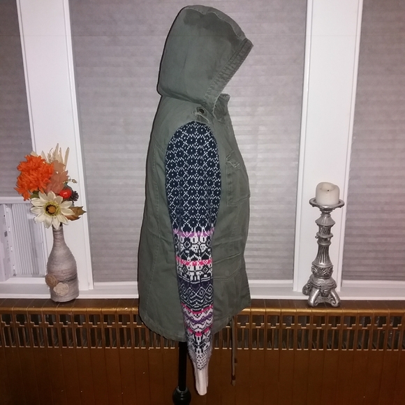 Lot Of 2 Aeropostale Utility And Fleece Full Zip Jackets - Picture 6 of 16